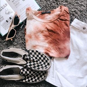 Brandy Melville crop Tye-Dye top